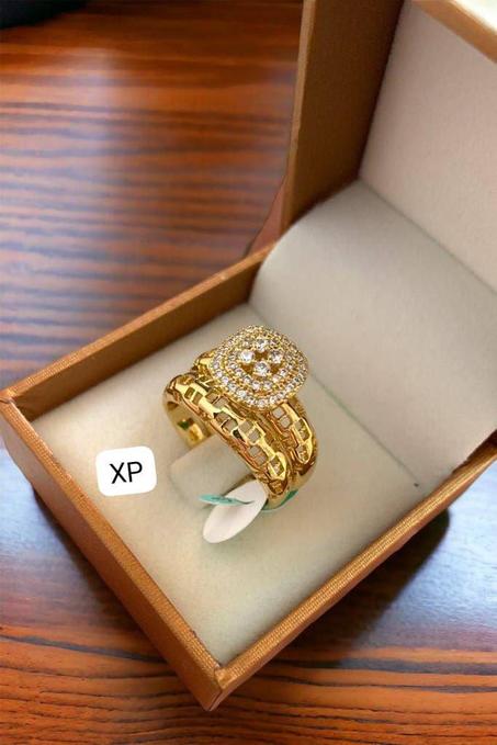 Bague mariage plaque or HAUT QUALITE