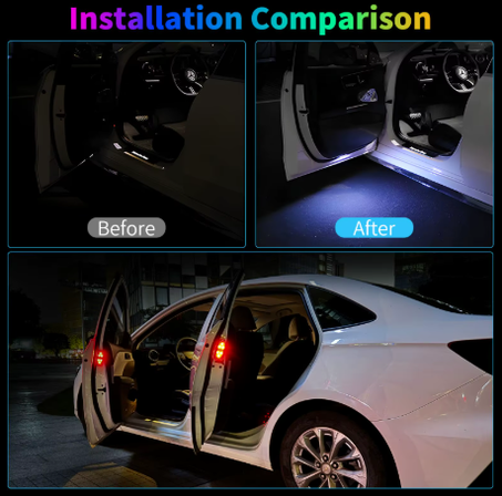 Magnetic LED Car Door Lights – Stylish Safety & Convenience