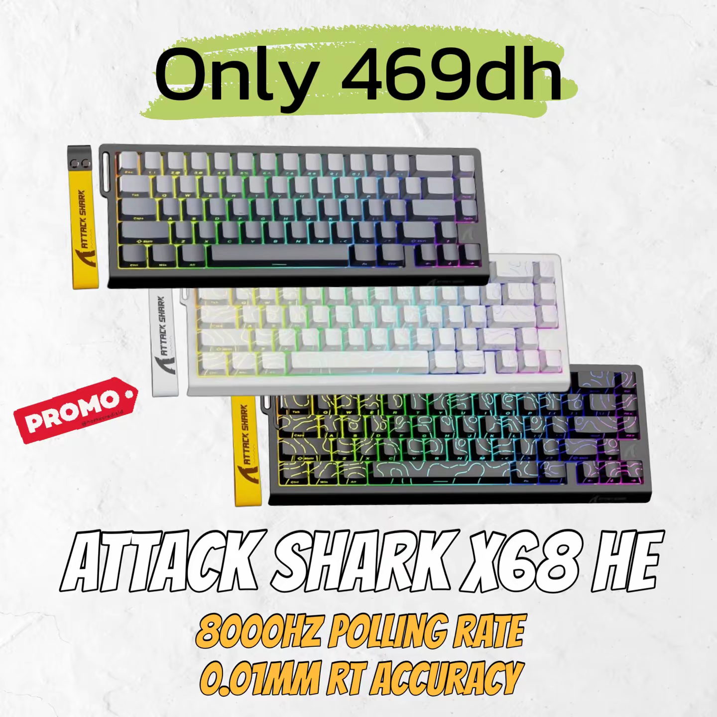 ATTACK SHARK X68 HE Magnetic