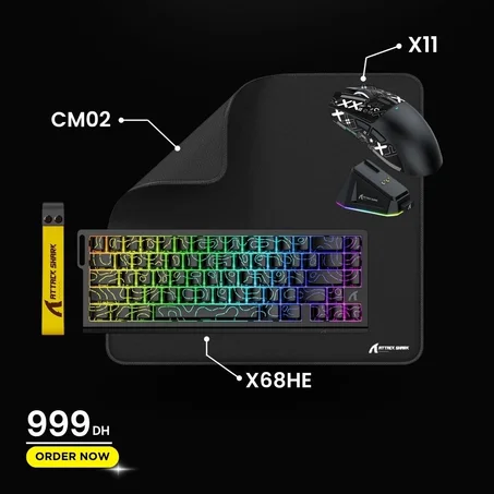 ATTACK SHARK COMBO [Black]