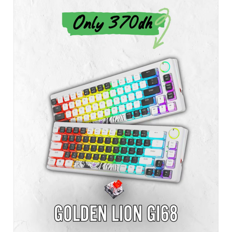 Golden Lion GI68 65% Mechanical Red Switches