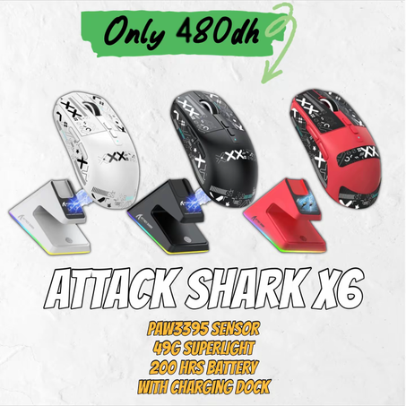 ATTACK SHARK X6