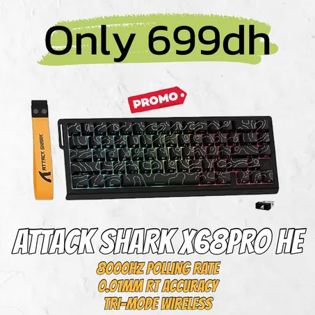 ATTACK SHARK X68 PRO HE Magnetic