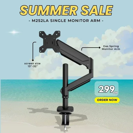 M252LA SINGLE MONITOR ARM