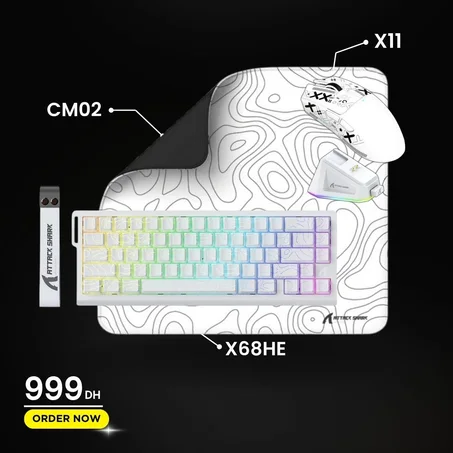 ATTACK SHARK COMBO [White]
