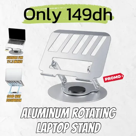 Aluminum Rotating Laptop Stand