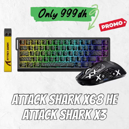ATTACK SHARK X68 HE + ATTACK SHARK X3