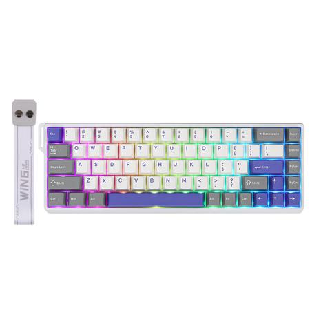 AULA WIN68 HE Magnetic MAX [Grey-White-Blue]