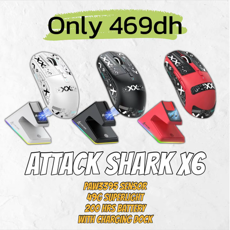 ATTACK SHARK X6