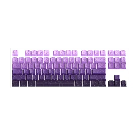 Side Printed Purple Keycaps