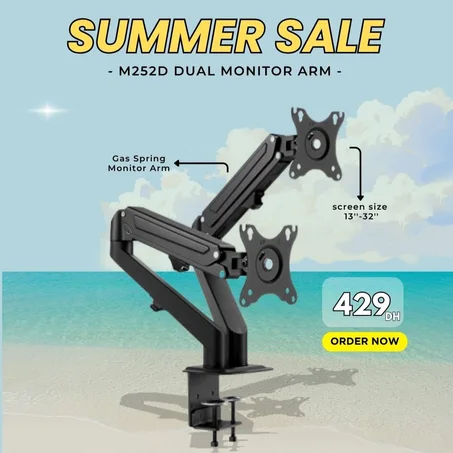 M252D DUAL MONITOR ARM
