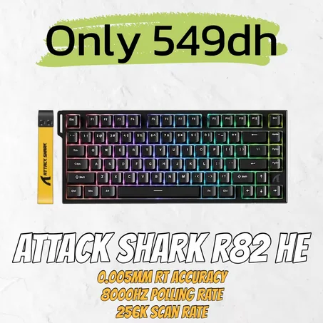ATTACK SHARK R82 HE Magnetic