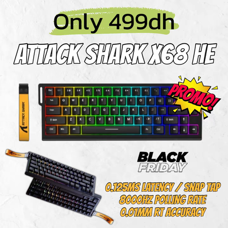 ATTACK SHARK X68 HE Magnetic