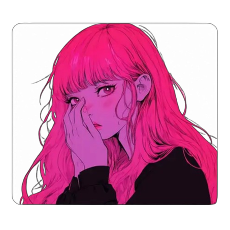 MousePad Japanese Anime Beauty Face [40cm x 45cm]