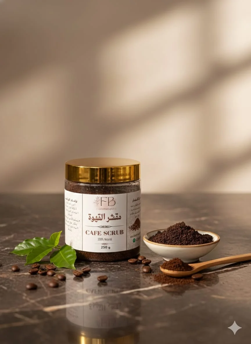 مقشر طبيعي بالقهوة