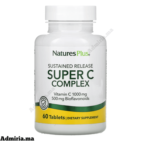 NaturesPlus Complexe Super Vitamin C 60 Tablet