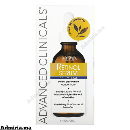 Advanced Clinicals Serum au rétinol Anti-rides 52 ml