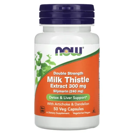 NOW Foods Milk Thistle 300 mg 50 Capsules
