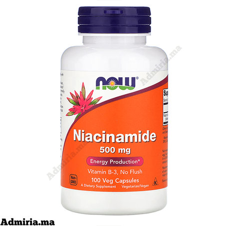 NOW Foods Niacinamide 500 mg 100 capsule