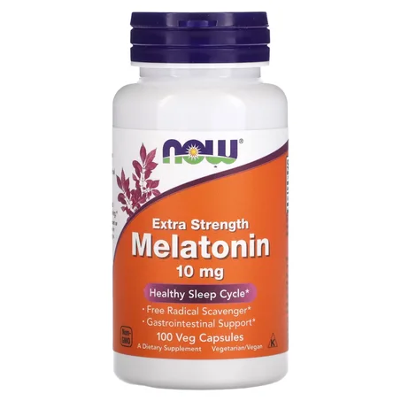 NOW Foods Melatonin 10 mg 100 Capsules