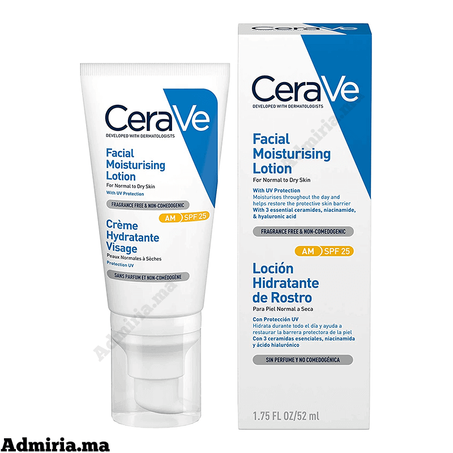 CeraVe Creme Hydratante Visage Spf25 52 ml