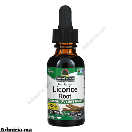 Nature's Answer Racine de reglisse Extrait liquide 2000 mg 30 ml