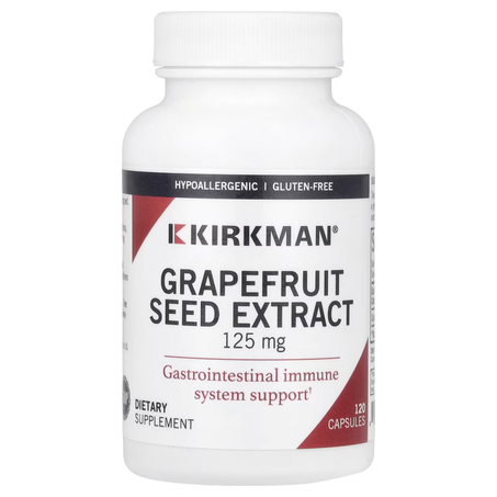 Kirkman Labs Grapefruit Seed Extract 125 mg 120 Capsules