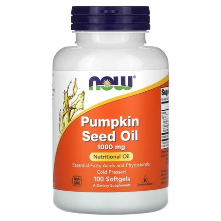 NOW Foods Pumpkin Seed Oil 1,000 mg 100 Softgels