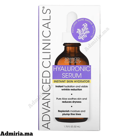 Advanced Clinicals Serum hyaluronique Hydratant instantané 52 ml