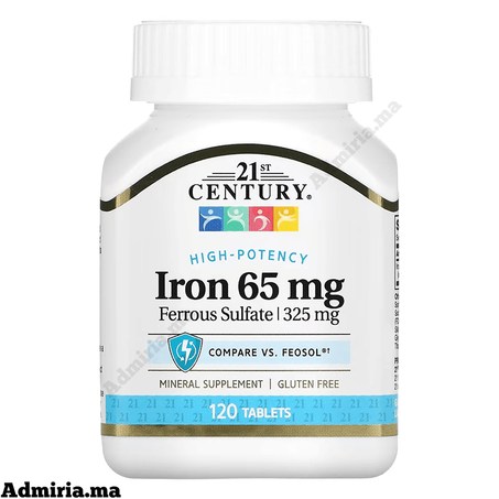 21st Century Fer 65 mg 120 Tablet