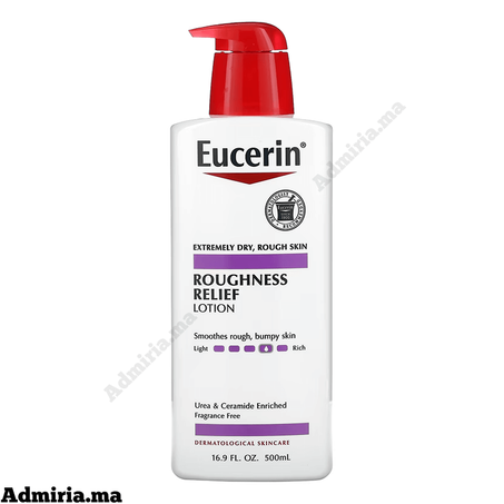 Eucerin, Lotion pour le soulagement des rugosités, Sans parfum, 500 ml كريم مرطب للجسم شديد الجفاف