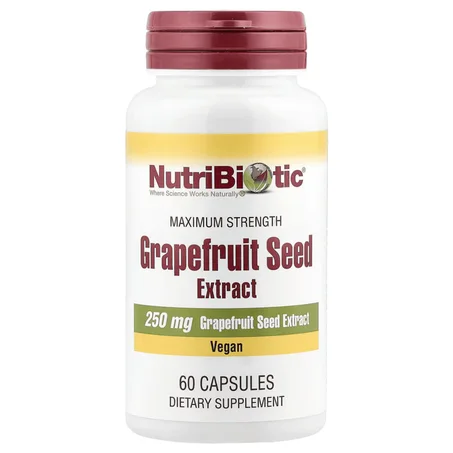 NutriBiotic Grapefruit Seed Extract 250 mg 60 Capsules