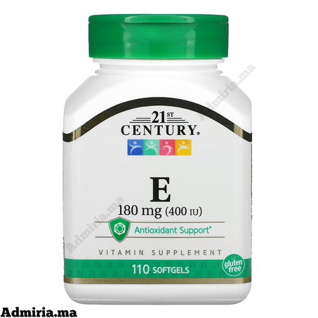 21st Century Vitamine E 180 mg (400 UI) 110 capsule