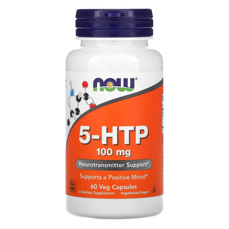 NOW Foods 5-HTP 100 mg 60 Capsules