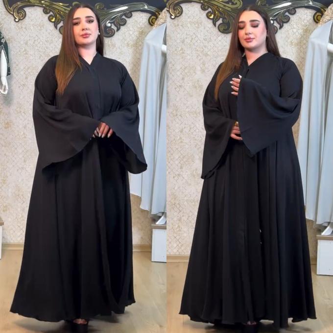 🥳جديد عباية من ثوب كريب جودة عالية 🥳