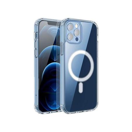 Pochette transparente pour iPhone 12 Pro Max MagSafe magnétique