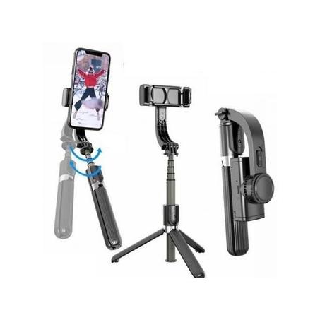 Trépied Selfie Stabilisateur 3x1 BT 360° Live Vidéo Vlog // Gimbal L08 Anti-Shake
