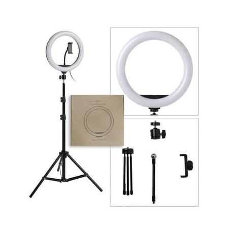 M33 Ring light mobile phone live beauty light LED ring fill 30 avec Tripod 2M pour YouTube / Tiktok