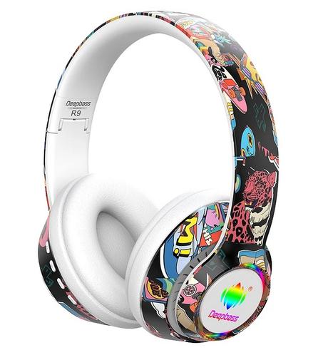 Deep Bass R9 Casque sans fil RGB Tiger BLANC