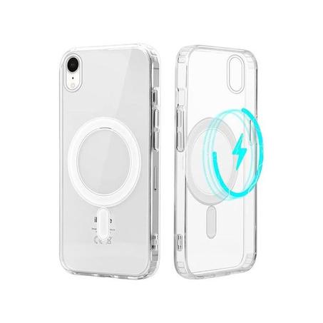 Pochette transparente pour iPhone XR MagSafe magnétique