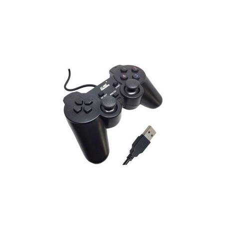 Azami Tech Manette USB Double SHOCK 2 pour PC (noir) Haute Qualité