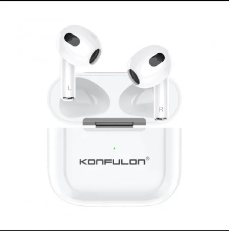 Konfulon BTS-18 Écouteur sans fil BT 5.0- Le Son de la Qualité Optimisé pour votre Confort