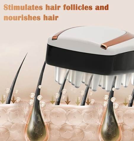 فرشاة بتقنية الضوء الأحمر والتدليك العميق