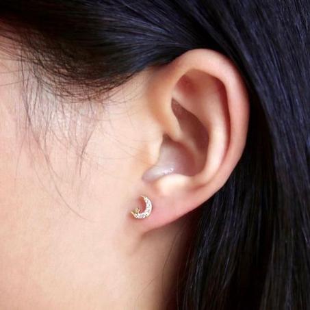 Piercing lune (argent925)