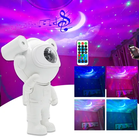 LED Light Projector and Bluetooth Speaker-USB Rechargable