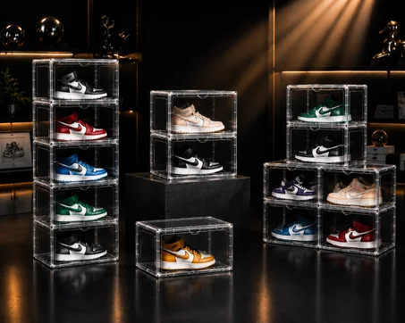 Boîtes à chaussures Plexiglass