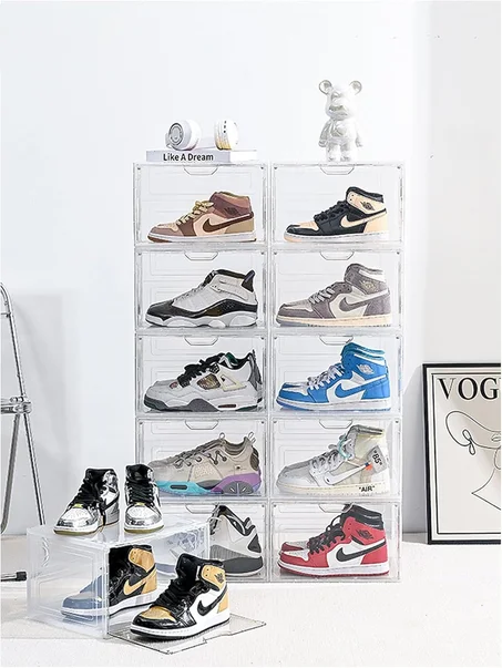 Boîte à chaussures transparent+ Plexiglass