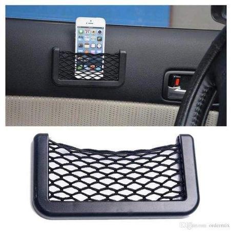 منظم المقعد - حقيبة تخزين بجيب تخزين شبكي للسيارة