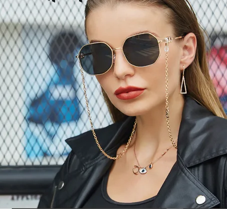Sunglasses With Chain Women 2021 Luxury Brand