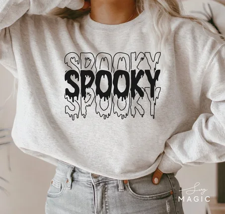 Spooky SVG, Halloween shirt svg, Spooky shirt svg, Spooky Vibes svg, Halloween svg, trick or treat svg, Ghost svg, png, dxf files for cricut